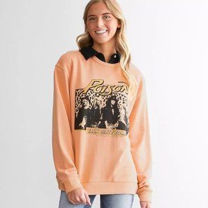 Vinyl Icons Poison Band Pullover Crew Sweatshirt size Medium